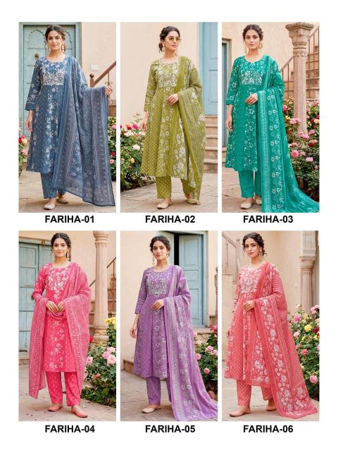 Kaya fariha anarkali 3pcs kurti wholesale